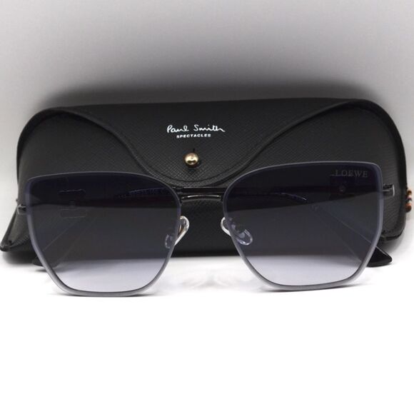 Loewe Women’s Sunglasses | Black Metal Frame | Blue/Gray Gradient Lenses main image 5